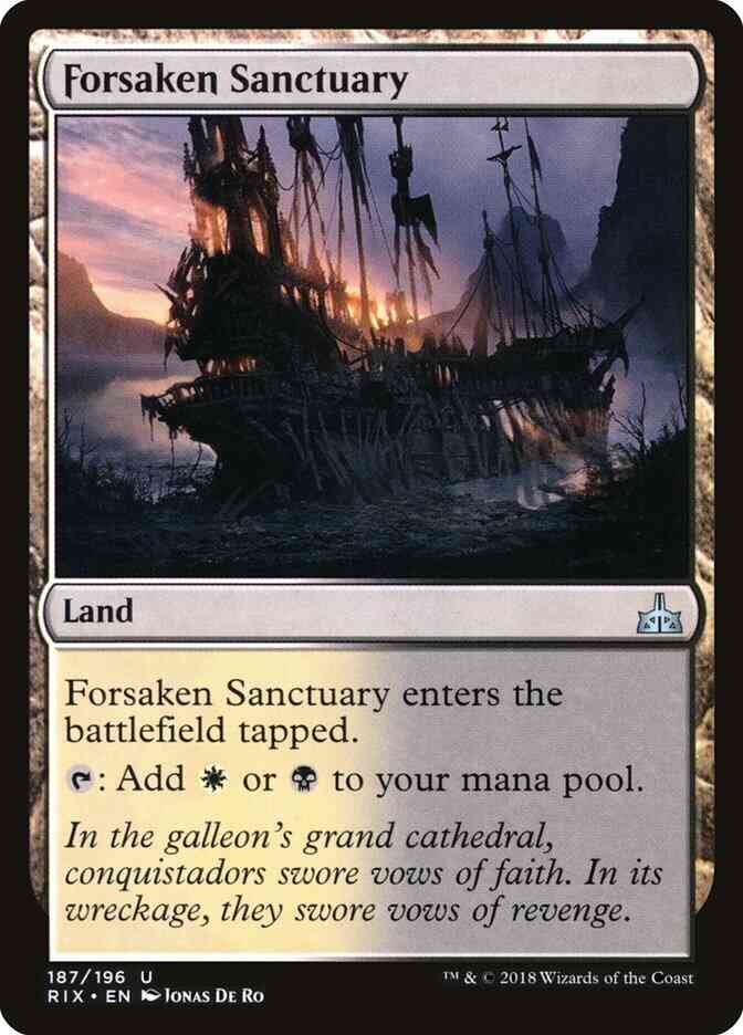 Forsaken Sanctuary [187] [Rivals of Ixalan] [Non-Foil]
