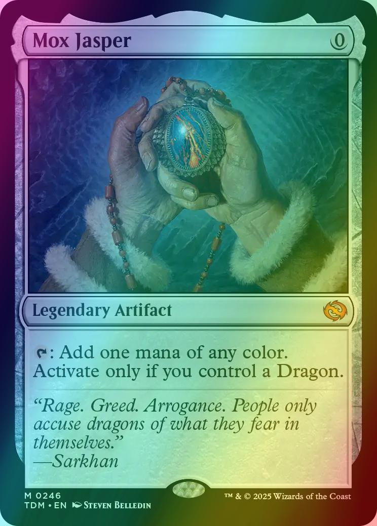 Mox Jasper [246] [Tarkir: Dragonstorm] [Foil]