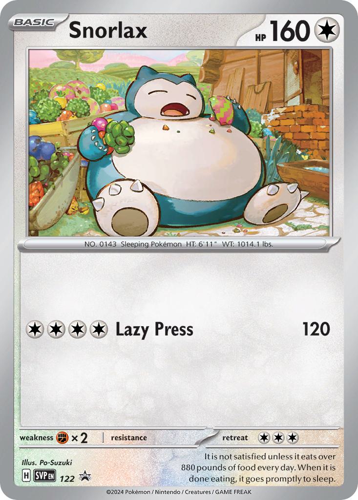 Snorlax - 122 - Promo [svp-122] [Cosmos Holo]