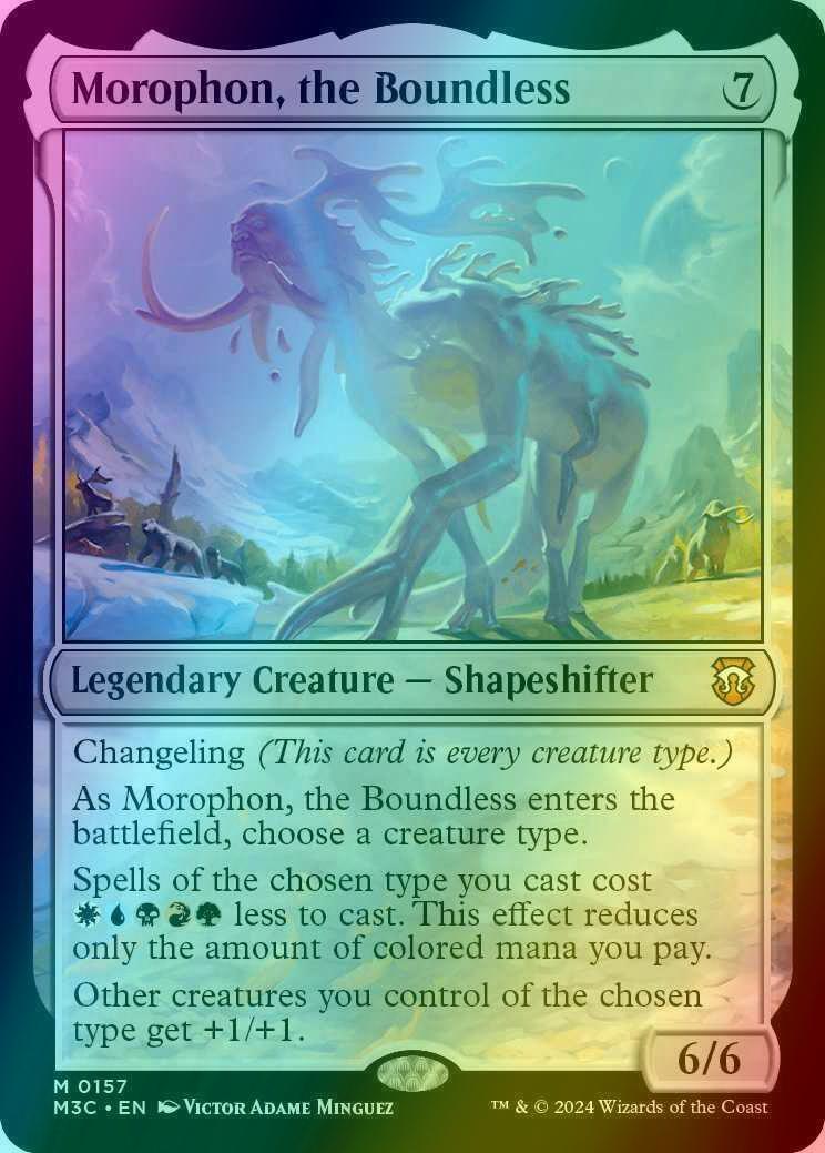 Morophon, the Boundless [157] [Modern Horizons 3: Commander] [Ripple Foil]