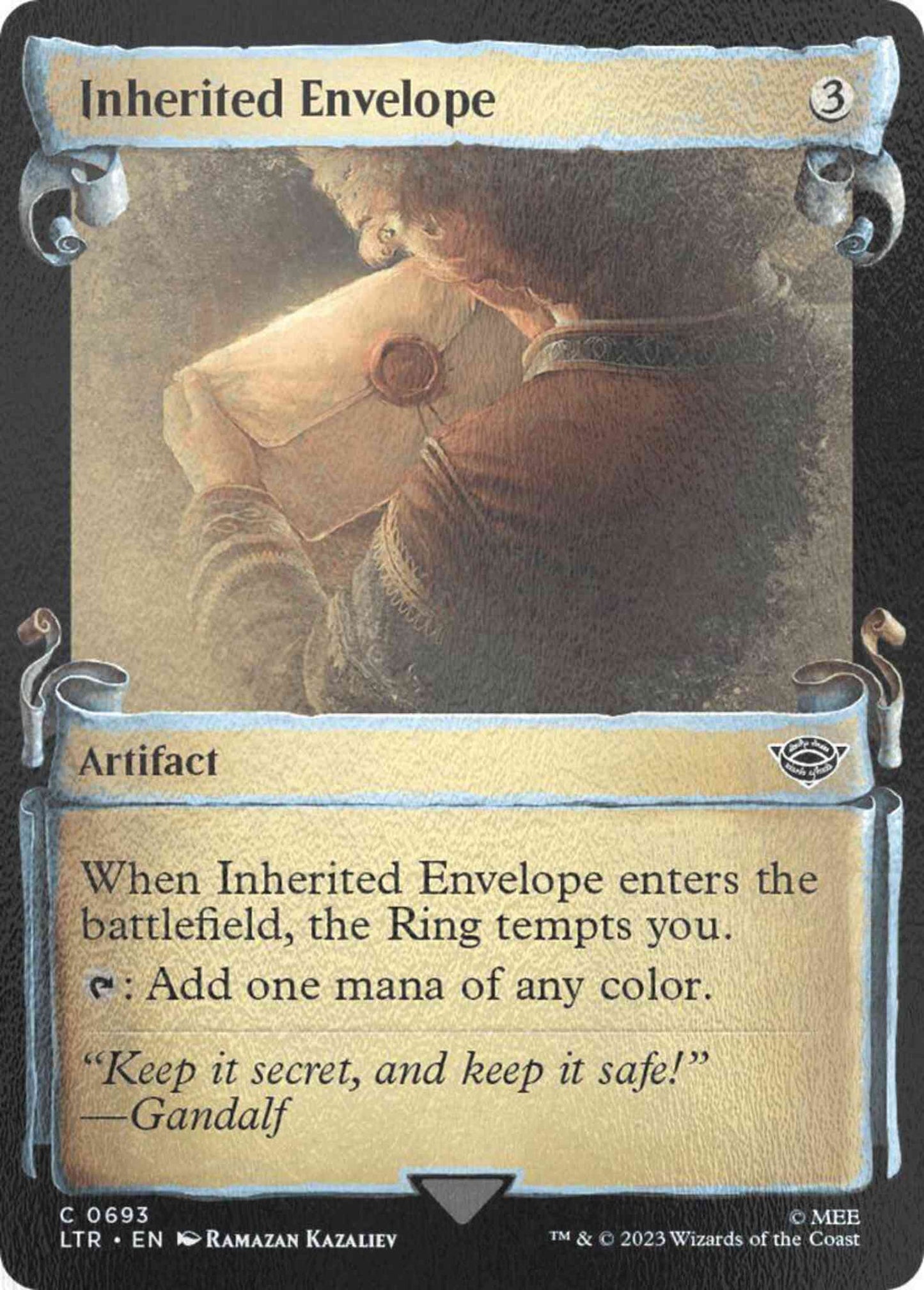 Inherited Envelope [693] [Scrolls Showcase] [The Lord of the Rings: Tales of Middle-earth] [Silver Foil]