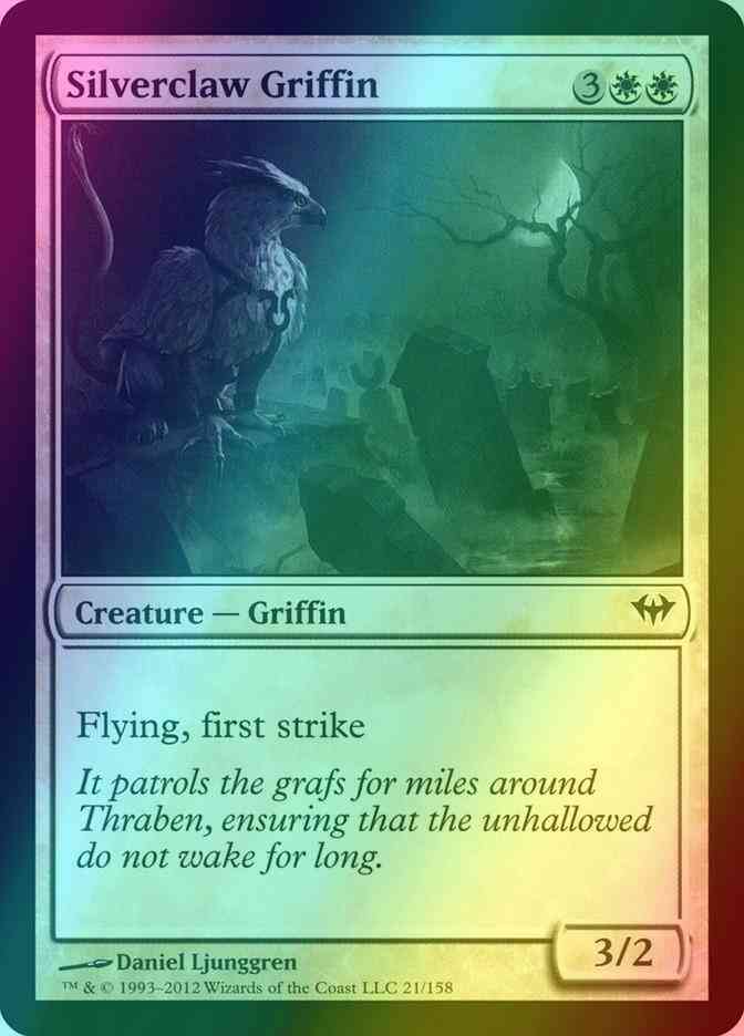 Silverclaw Griffin [21] [Dark Ascension] [Foil]