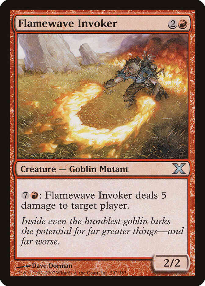 Flamewave Invoker [202] [Tenth Edition] [Non-Foil]