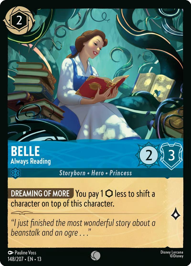 Belle - Always Reading - 148/204 [Attack of the Vine!] [Non-Foil]