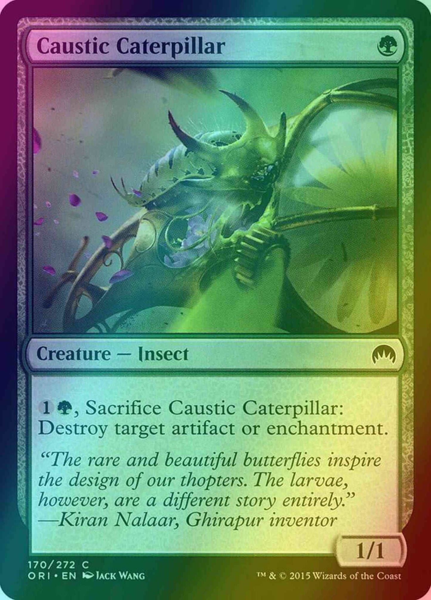 Caustic Caterpillar [170] [Magic Origins] [Foil]