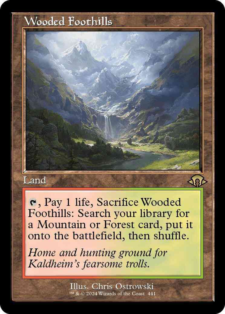 Wooded Foothills [441] [Retro Frame] [Modern Horizons 3] [Non-Foil]