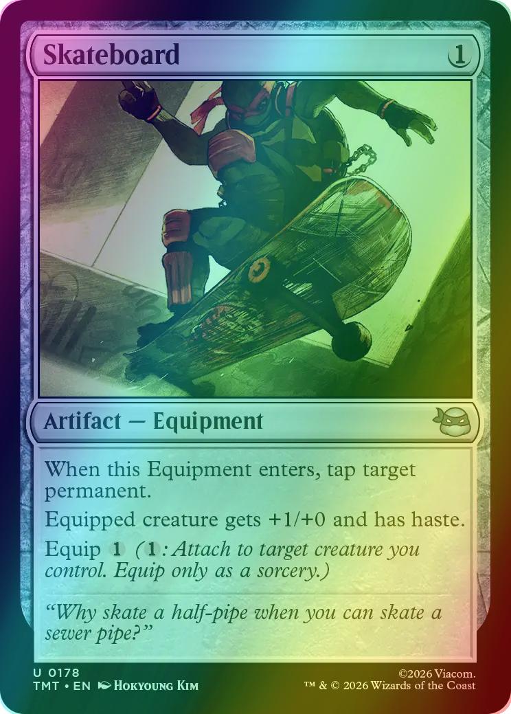Skateboard [178] [Teenage Mutant Ninja Turtles] [Foil]