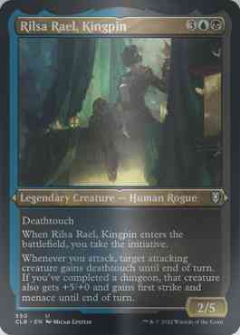 Rilsa Rael, Kingpin [550] [Commander Legends: Battle for Baldur's Gate] [Etched Foil]