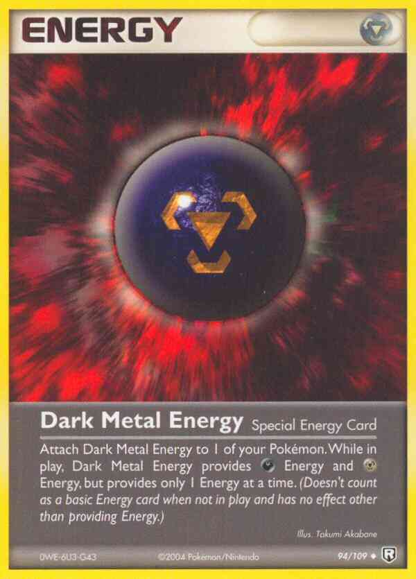 Dark Metal Energy - 94/109 - Uncommon [ex7-94] [Non-Holo]