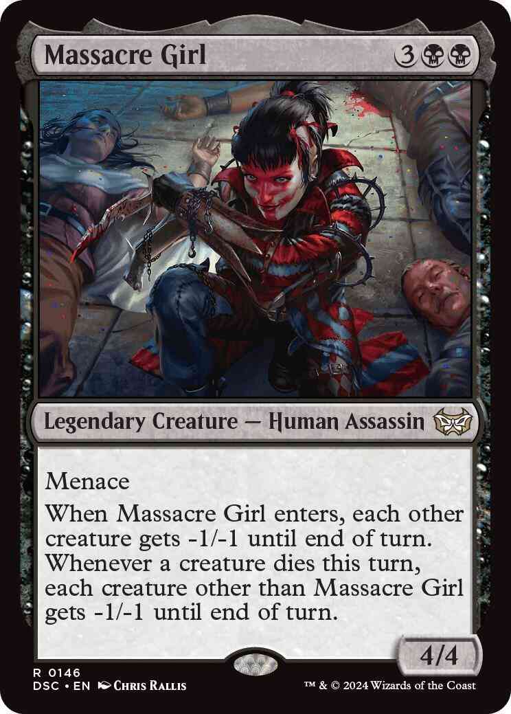 Massacre Girl [146] [Duskmourn: House of Horror: Commander] [Non-Foil]