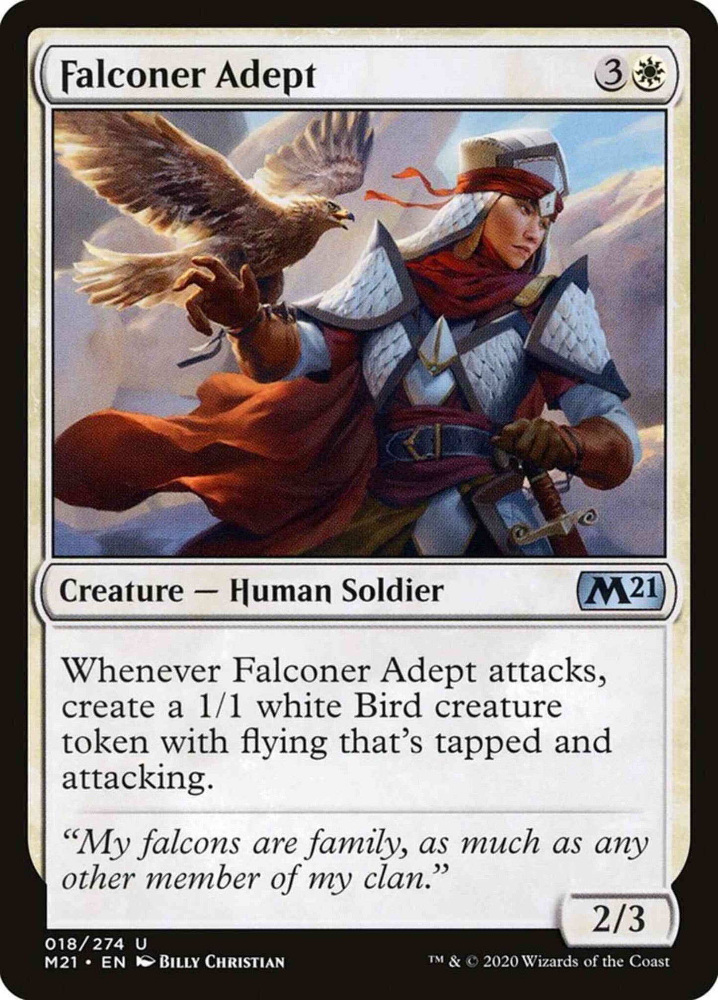 Falconer Adept [18] [Core Set 2021] [Non-Foil]