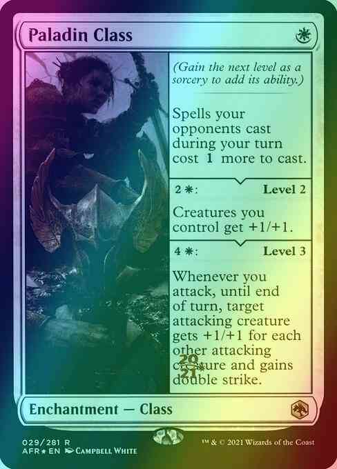 Paladin Class [Prerelease] [29s] [Adventures in the Forgotten Realms Promos] [Foil]