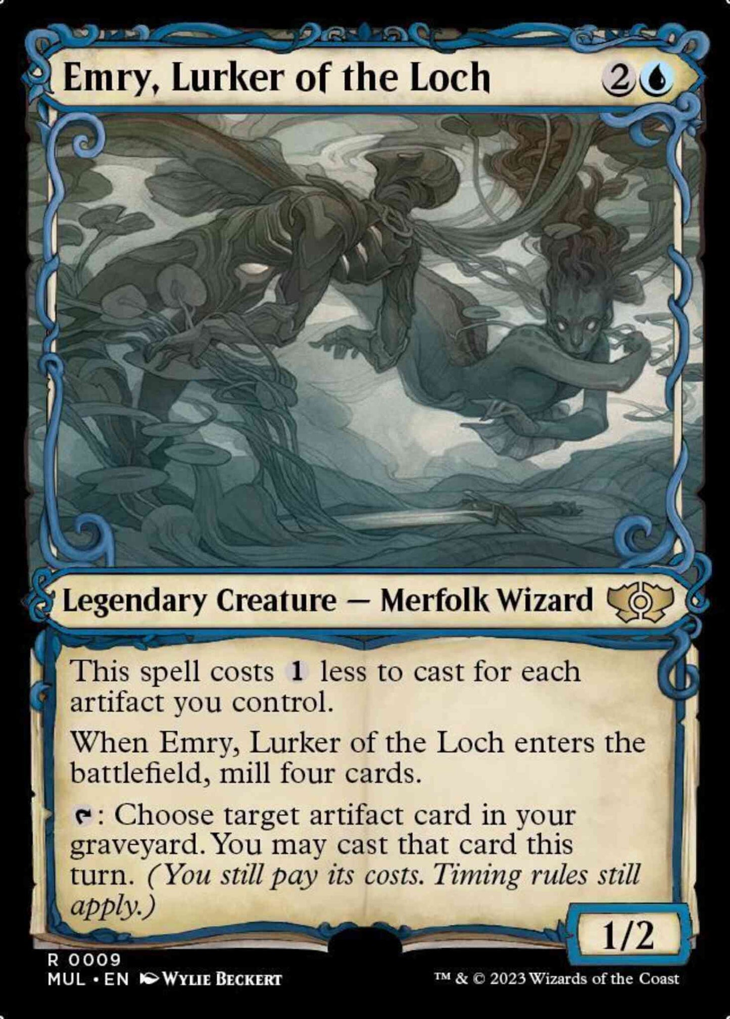 Emry, Lurker of the Loch [9] [Planar Showcase] [Multiverse Legends] [Non-Foil]