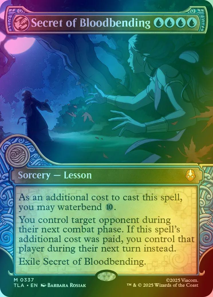 Secret of Bloodbending [337] [Elemental Frame] [Avatar: The Last Airbender] [Foil]