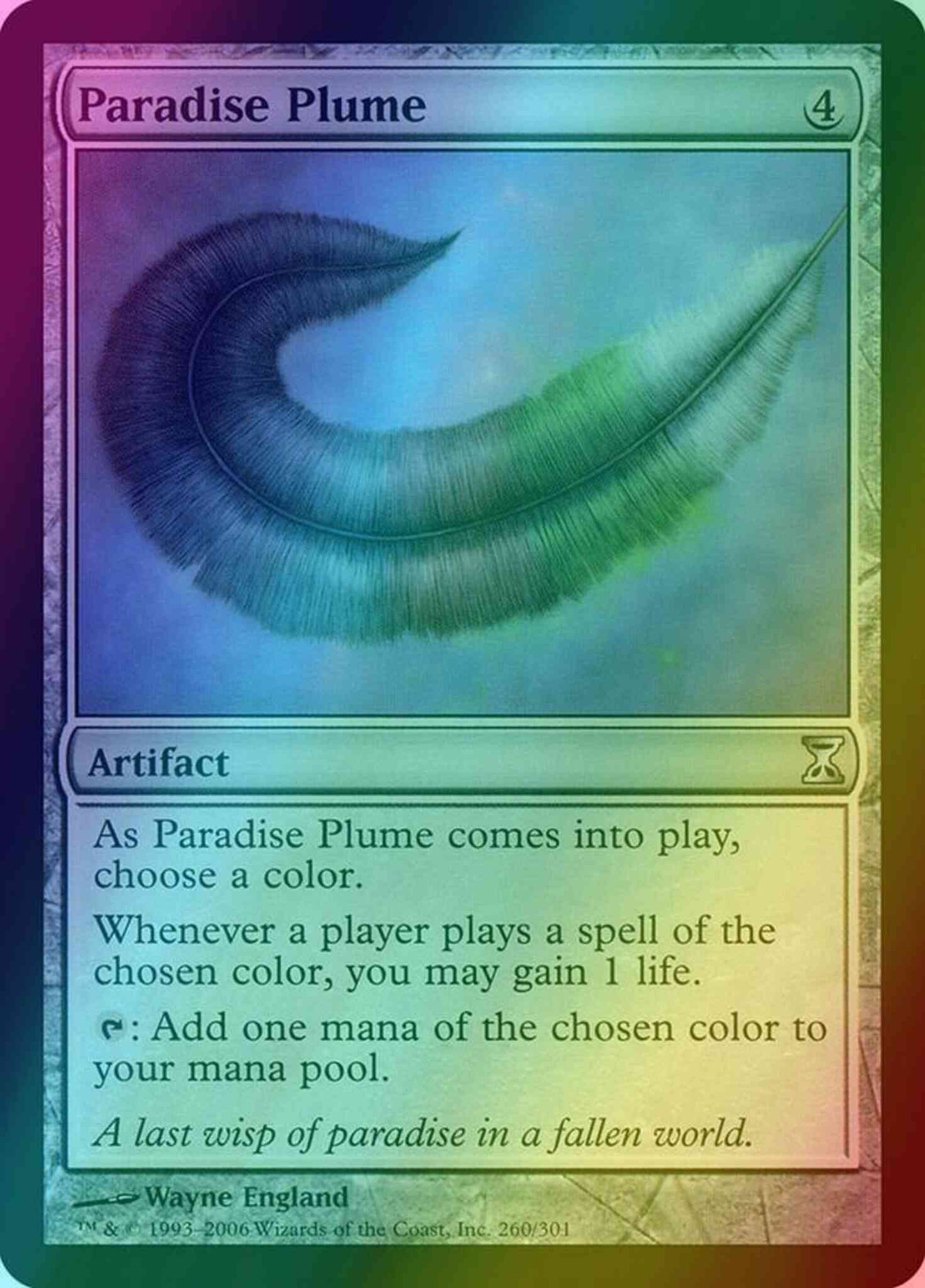 Paradise Plume [260] [Time Spiral] [Foil]
