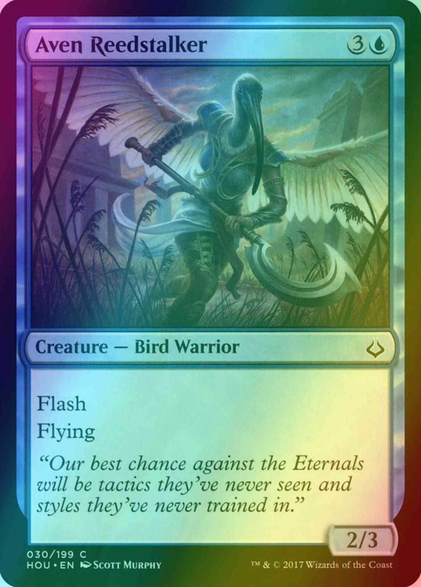 Aven Reedstalker [30] [Hour of Devastation] [Foil]