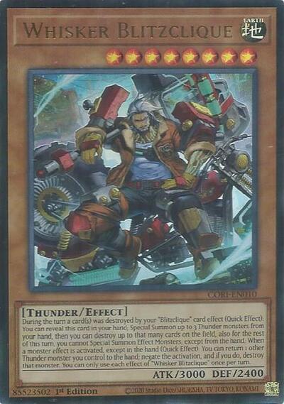 Whisker Blitzclique - CORI-EN010 - Ultra Rare - 1st Edition