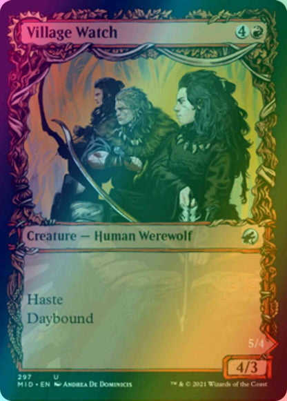 Village Watch // Village Reavers [297] [Equinox Showcase] [Innistrad: Midnight Hunt] [Foil]
