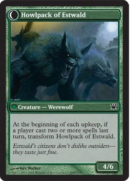 Villagers of Estwald // Howlpack of Estwald [209] [Innistrad] [Non-Foil]