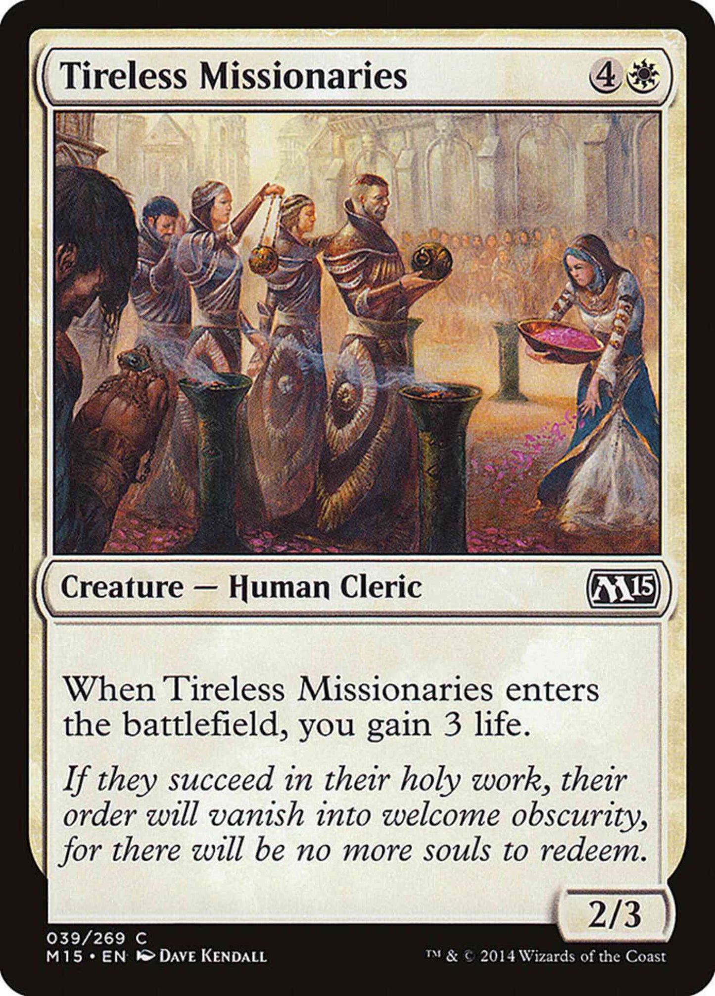 Tireless Missionaries [39] [Magic 2015] [Non-Foil]