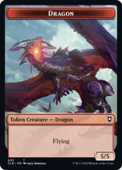 Dragon Token (33) // Gold Token (48) [Commander Legends: Battle for Baldur's Gate: Tokens] [Non-Foil]