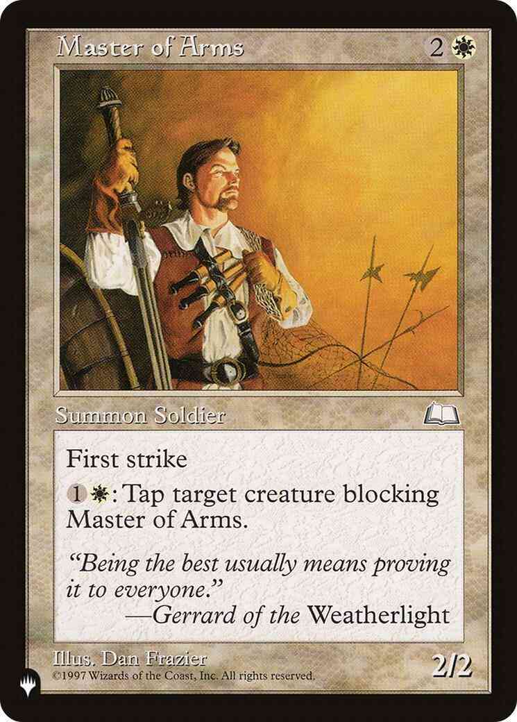 Master of Arms [WTH-20] [The List] [Non-Foil]