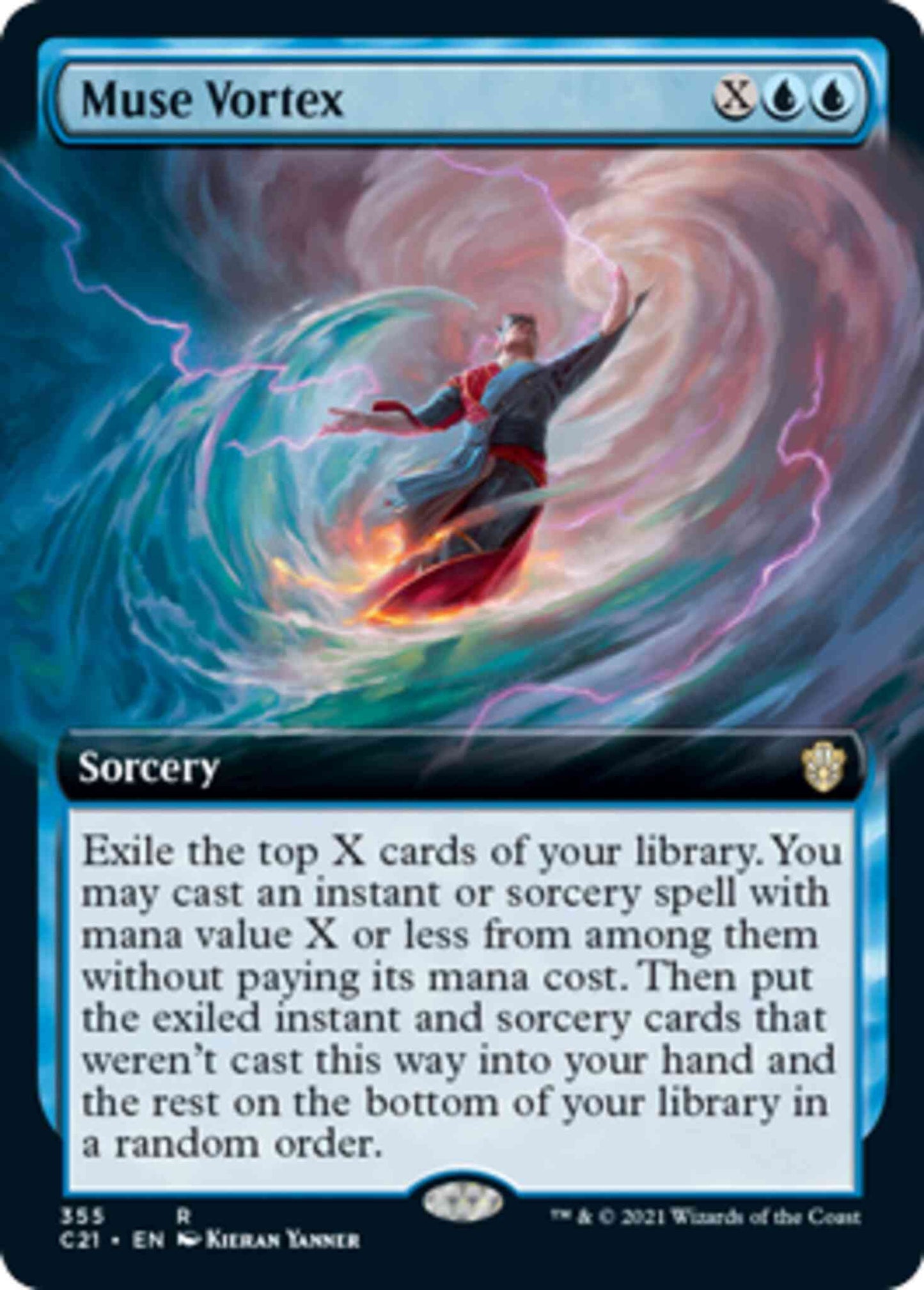 Muse Vortex [355] [Extended Art] [Commander 2021] [Non-Foil]
