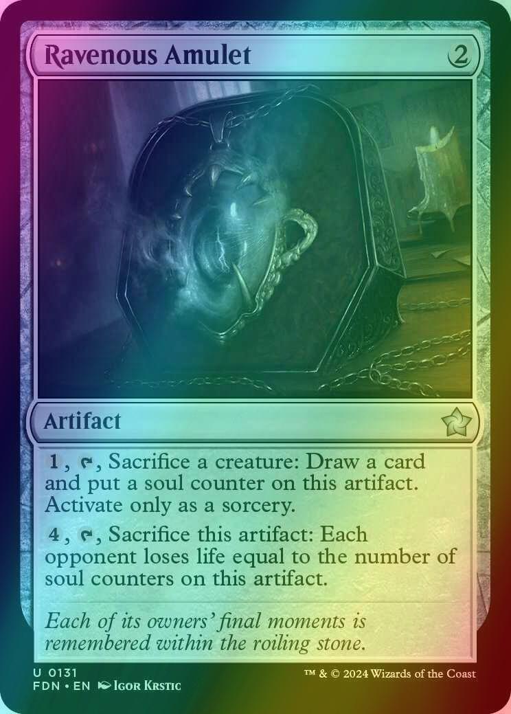 Ravenous Amulet [131] [Foundations] [Foil]