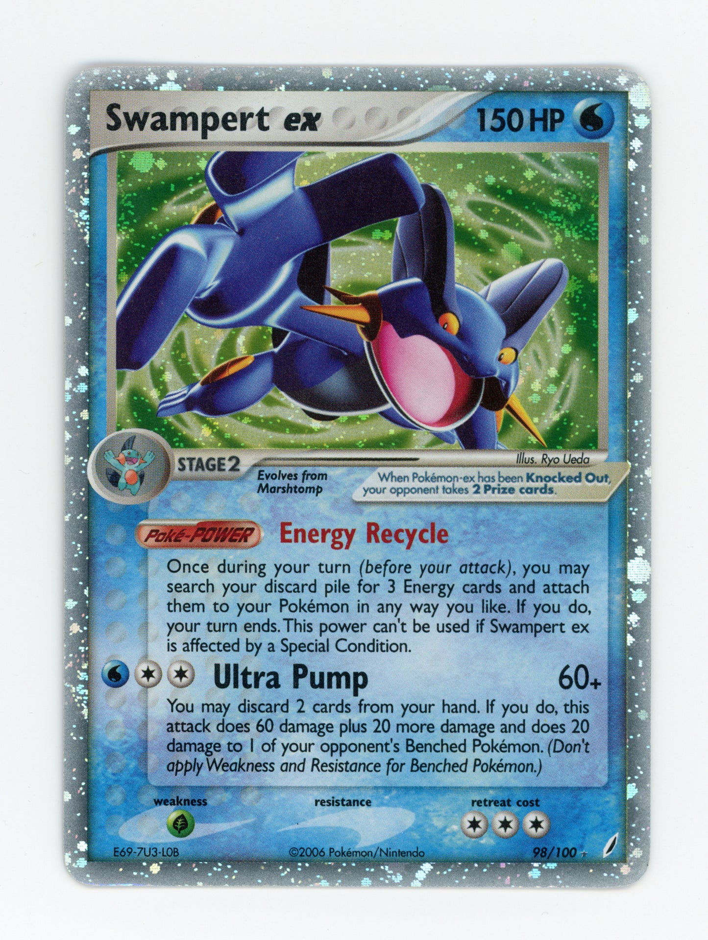 Swampert ex — Damaged|Rare Holo EX — ID 19960