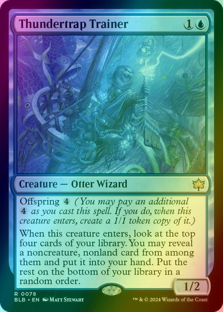 Thundertrap Trainer [78] [Bloomburrow] [Foil]
