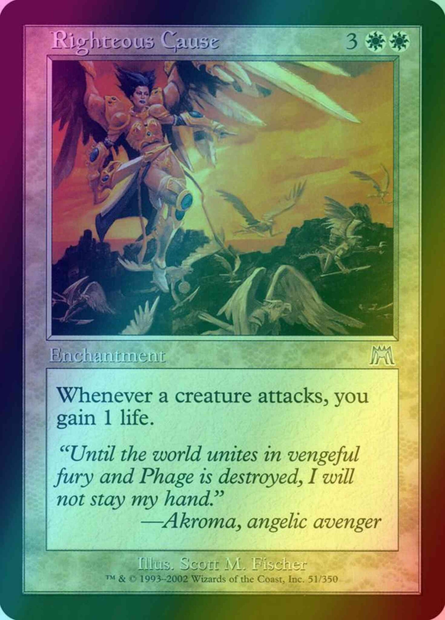 Righteous Cause [51] [Onslaught] [Foil]