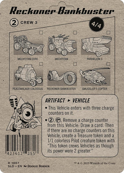 Reckoner Bankbuster // Reckoner Bankbuster [1967] [Borderless] [Aether Drifters] [Secret Lair Drop] [Non-Foil]