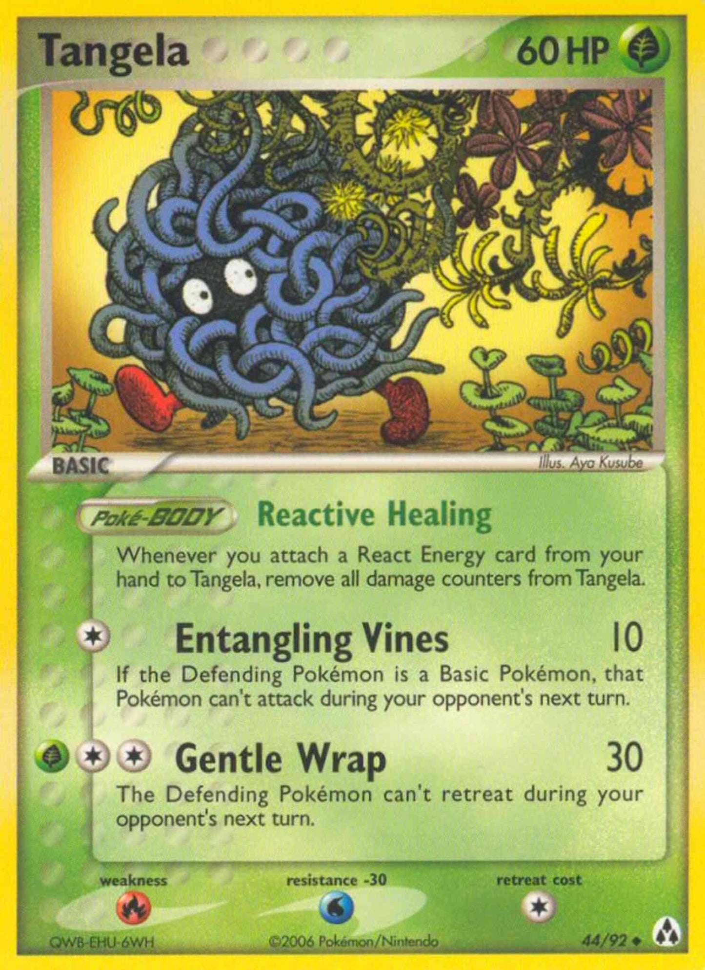 Tangela - 44/92 - Uncommon [ex12-44] [Non-Holo]