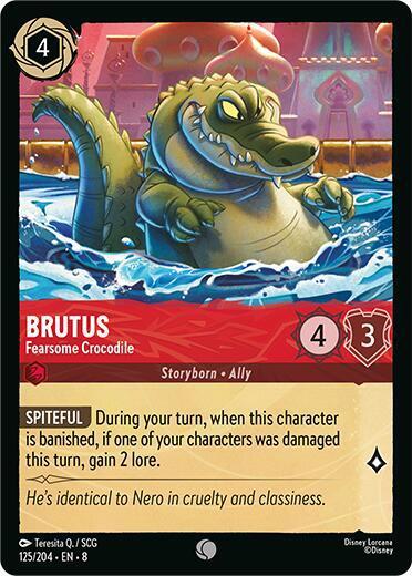 Brutus - Fearsome Crocodile - 125/204 [Reign of Jafar] [Non-Foil]