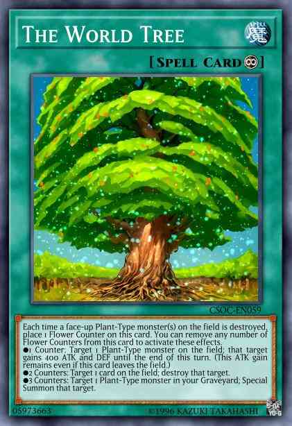The World Tree (Green) - DL18-EN012 - Rare - Unlimited