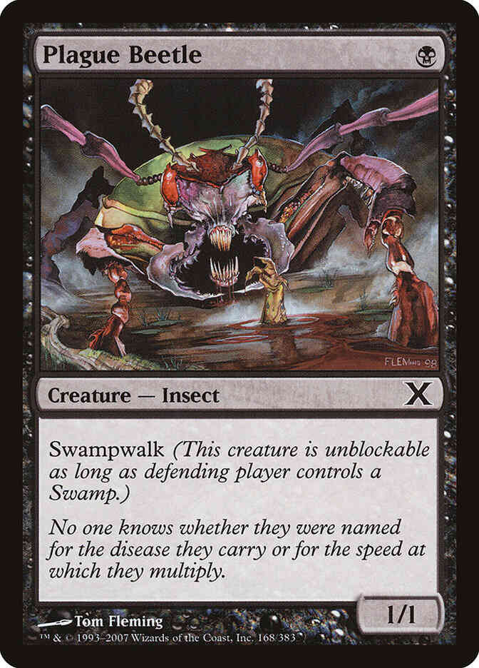 Plague Beetle [168] [Tenth Edition] [Non-Foil]