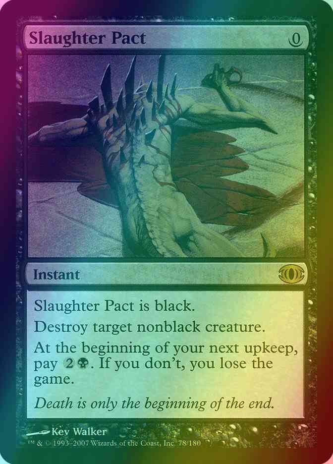 Slaughter Pact [78] [Future Sight] [Foil]