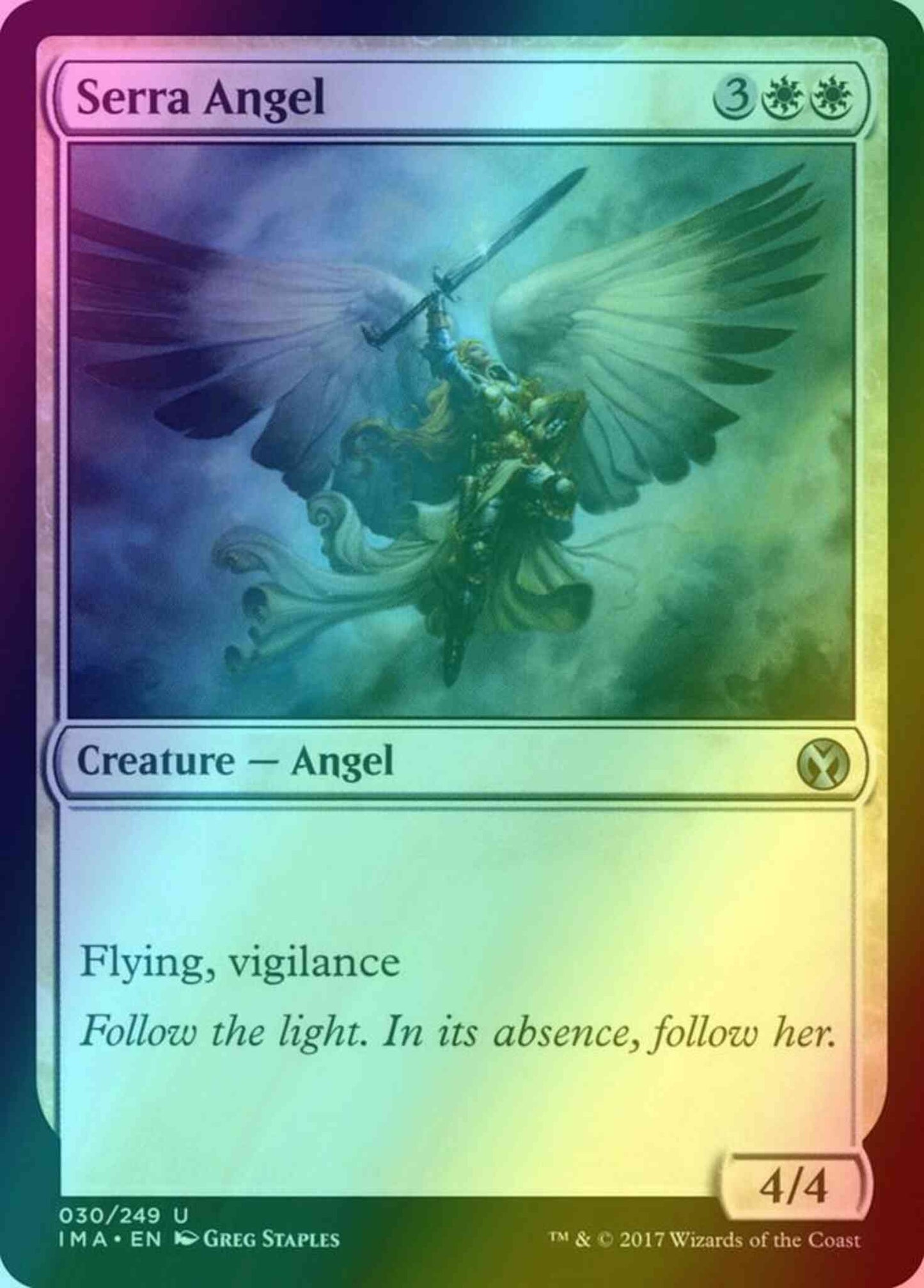 Serra Angel [30] [Iconic Masters] [Foil]