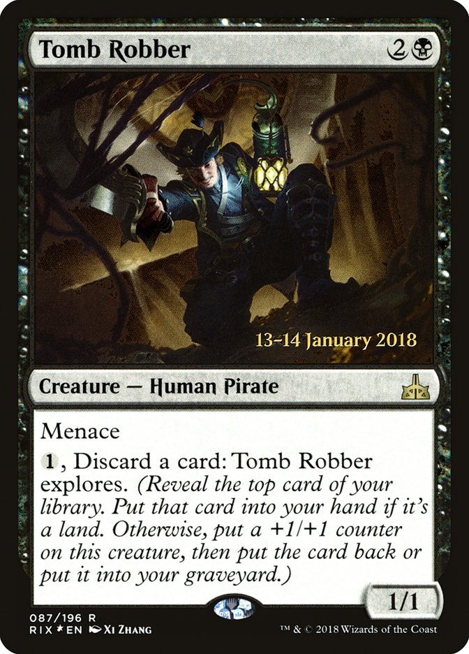 Tomb Robber [87s] [Rivals of Ixalan Promos] [Foil]