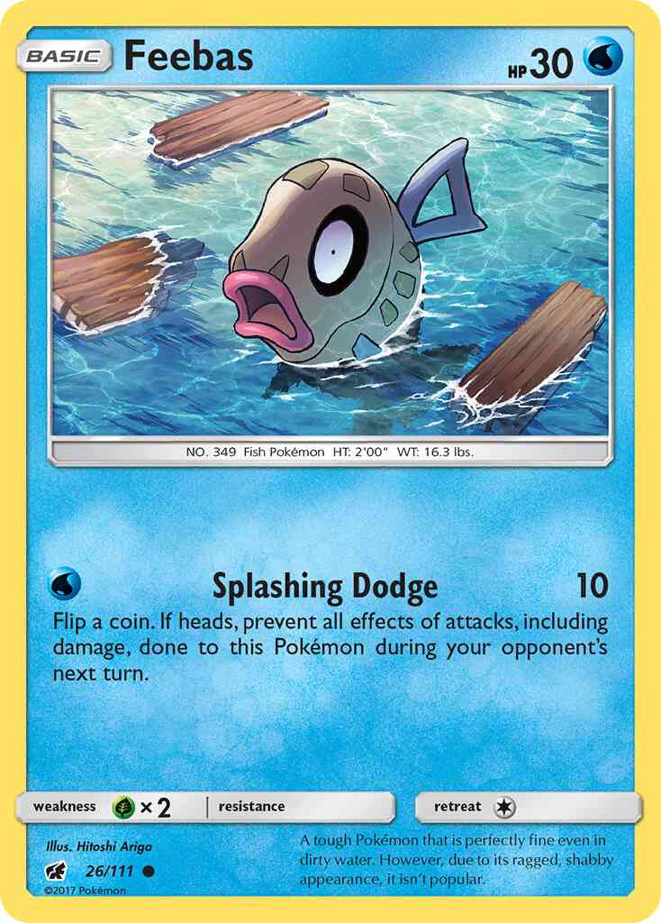 Feebas - 26/111 - Common [sm4-26] [Non-Holo]