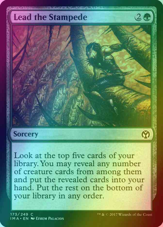 Lead the Stampede [173] [Iconic Masters] [Foil]