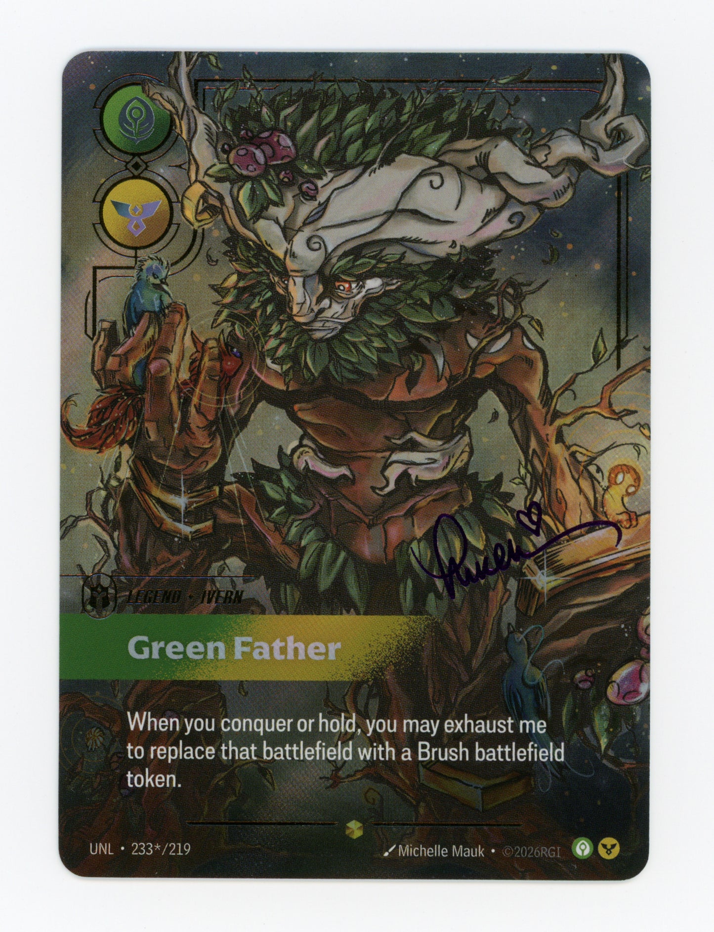 Green Father (Ivern) — Signature|Foil — ID 18093