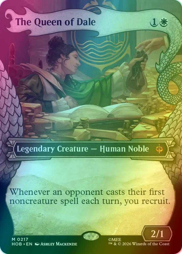 The Queen of Dale [217] [Borderless] [Dragon Hoard] [The Hobbit] [Foil]