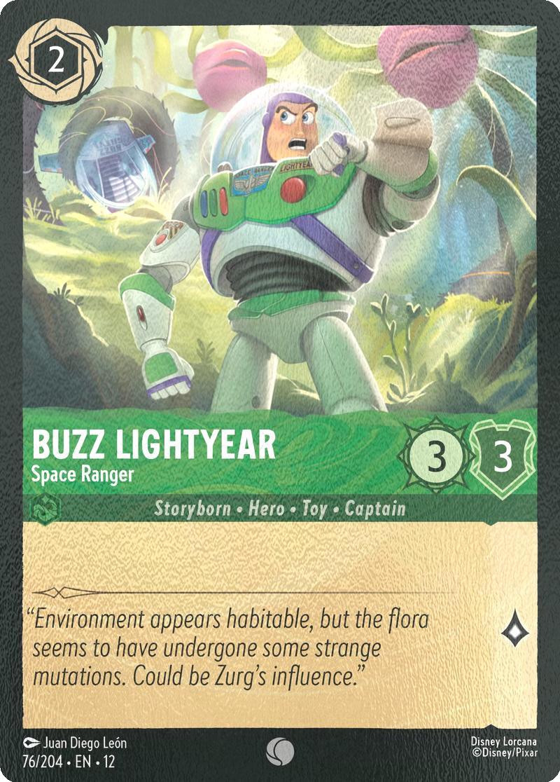 Buzz Lightyear - Space Ranger - 76/204 [Wilds Unknown] [Cold Foil]