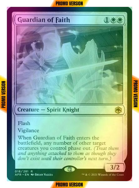 Guardian of Faith [18x] [Ampersand] [Adventures in the Forgotten Realms Promos] [Foil]