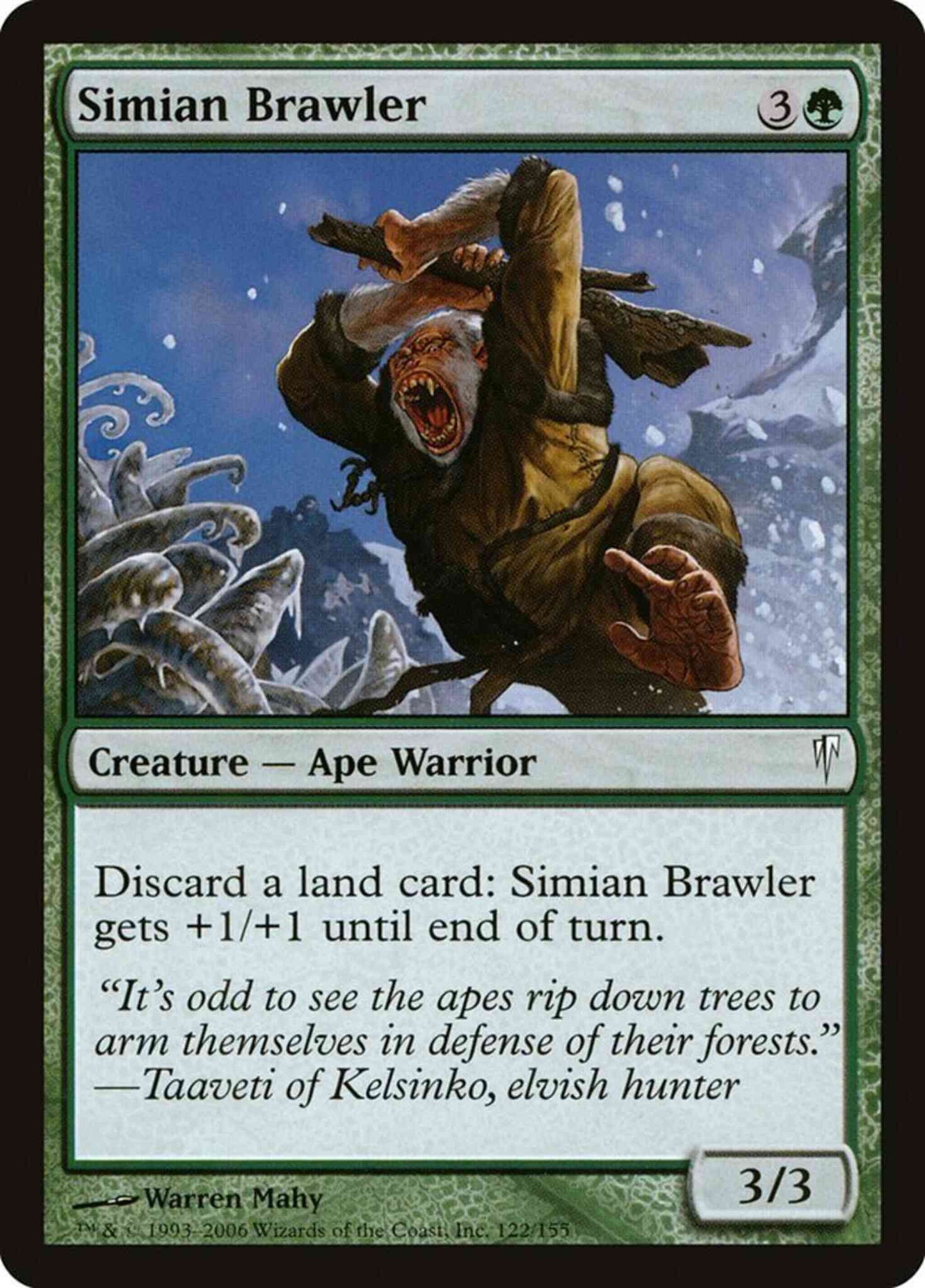Simian Brawler [122] [Coldsnap] [Non-Foil]