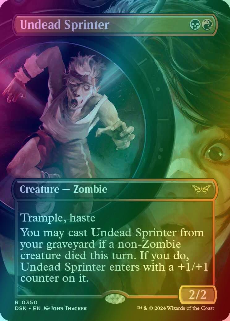 Undead Sprinter [350] [Borderless] [Duskmourn: House of Horror] [Foil]