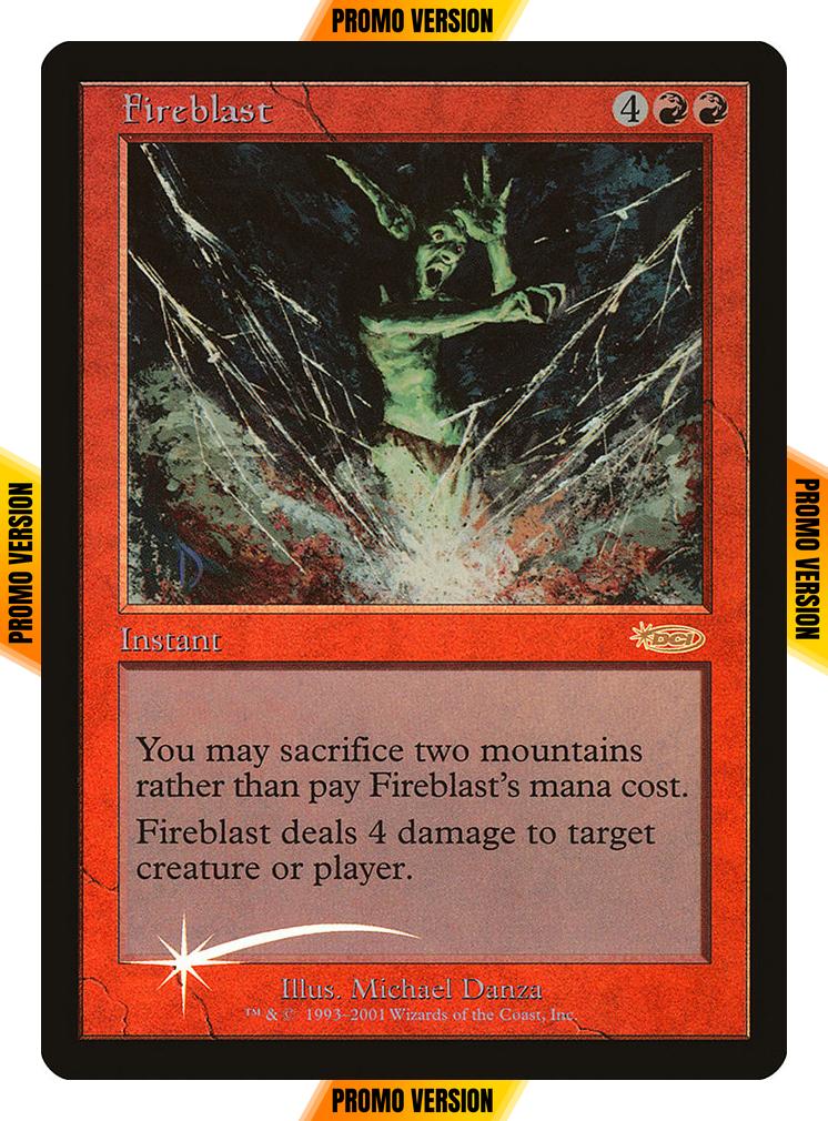 Fireblast [12] [Friday Night Magic 2001] [Foil]
