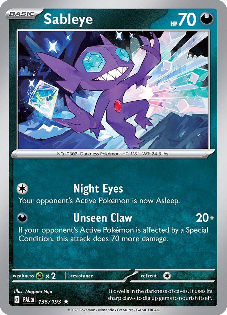 Sableye - 136/193 - Rare [sv02-136] [Holo]