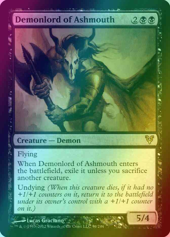 Demonlord of Ashmouth [96] [Avacyn Restored] [Foil]